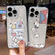 DR2522 SOFTCASE CLEAR CASE CUSTOM PANDABENING FOR SAMSUNG A20S A21S A22 A24 A25 A31 A32 A33 A34 A35 