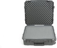 3I-2421-7BC iSeries 24" x 21" x 7" - Cubed Foam w/Wheels, Black