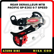 REAR DERAILLEUR MTB PACIFIC LETTER S BLAYER BICYCLE SP-E302 6-7 SPEED