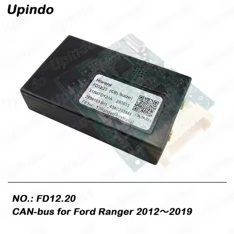 Android Car Stereo CAN Bus Decoder for Ford Ranger 2011-2023 Steering Wheel Control Plug & Play Head