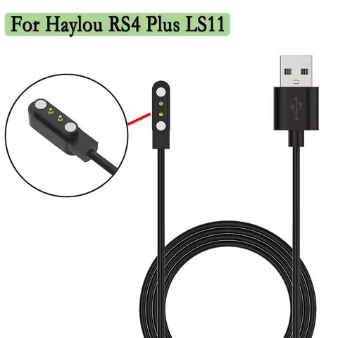 Charger For Haylou Solar Lite R001 USB Charging Cable With Magnetic Watch Accessories Charge For Hay