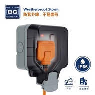 BRITISH GENERAL - BG 13AX 防水 IP66/ 防UV 不易變形/ 插座 / 開關掣/ 指示燈/ (不包橙色插蘇) WP21 Storm Weatherproof (Orange
