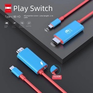 High Definition Type-c To Hdtv Video Cable 4k Cross-border Suitable For Mobile Phones Computers Projector Line