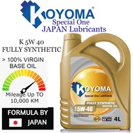 KOYOMA 5W40 FULLY SYNTHETIC ENGINE OIL API