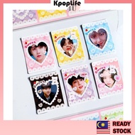 Korean ID Photo Sticker Deco Frame Sticker Journal Photocard ID Frame Sticker Diary Handphone Case D