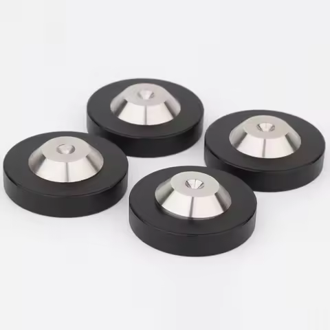Hi-End 39X13mm 4/8Pcs Speaker AMP DAC CD Spike Base Pad Isolation Feet Improve Sound