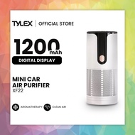 Tylex XF22 Portable Mini Car Air Purifier with Digital LED Display Effective Air HEPA Filter From Ba