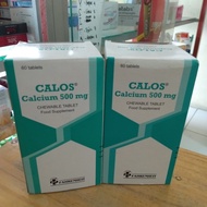 CALOS calsium 500mg isi 60 tablet Stok Terbatas