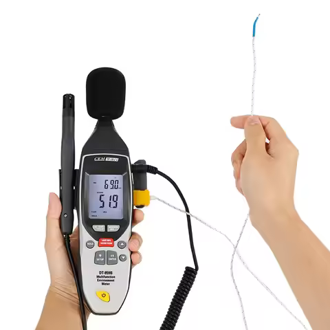 CEM 5 in 1 Multifunction Environment Tester Sound Level Meter, Light Meter, Humidity&Temperature Met