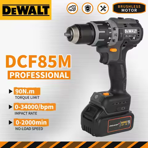 DEWALT Drill 90Nm 0-2000rpm Ergonomic Grip Heavy-Duty Wood Metal Drilling DCF85M