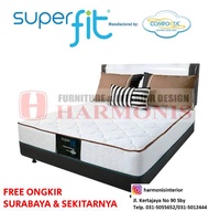 SUPERFIT FUSION BY COMFORTA SPRING BED BOXY FULL SET UKURAN 100 120 140 160 180 200 CM