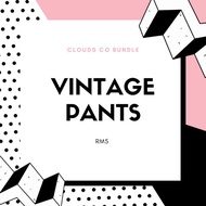 CLOUDSCO Vintage pants bundle preloved