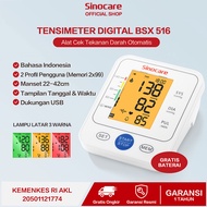 Sinocare Alat Cek Tekanan Darah BSX 516 Tensi Otomaits Digital Audio Indonesia 3 Indikator