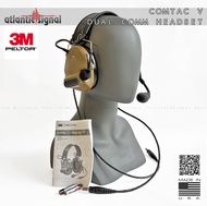 Comtac V Atlantic Signal USA🇺🇸 by 3M Peltor US Dual Comm Headset invisio Tactical หูฟังแทคติคอล ครอบ