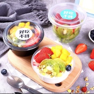 !!! Transparent Plastic Mousse Cup Circle Food Container Cake Box