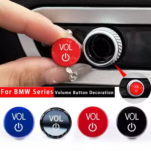 Car Volume Control Button Cover Trim Car Interior Accessories For BMW 2 3 4 8 Series G20 G05 X5 G06 
