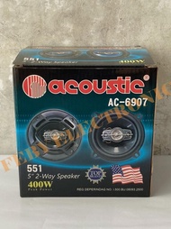 Tersedia SPEAKER MOBIL ACOUSTIC 5 INCH COAXIAL SEPASANG 4 OHM 400 WATT