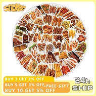 103PCS Skewer BBQ Cartoon Sticker Computer Suitcase Phone Decoration Waterproof Sticker