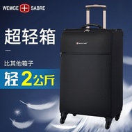 S-T🔴Swiss Army Knife Ultra-Light Luggage Student Trolley Case Suitcase2023New Luggage Lightweight SATX