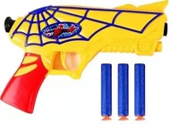 HG Spiderman Nerf Blaster Soft Bullet Gun with 3pcs Soft Bullet Kids Toy Gift Ideas