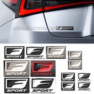 Modified F Sport Car Body Emblem Sticker Auto Side Decorative Badge Decal for Lexus IS250 IS200 ES25