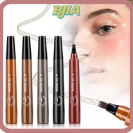 ✿BJA✿ 4 Point Eyebrow Pencil,  Waterproof Liquid Eyebrow Pencil,  Anti-Sweat Long lasting Microblade