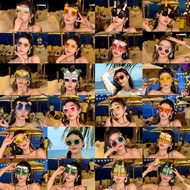 Beach Party Glasses Funny Beer Wine Glasses Decorative Glasses