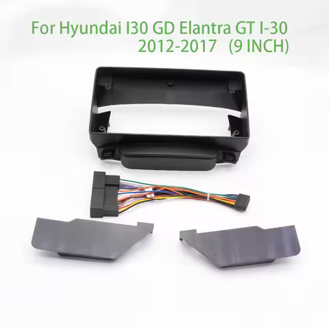 For Hyundai i30 GD Elantra GT i-30 2012-2017 9 Inch Car Frame Fascia Adapter Android Radio Dash Fitt
