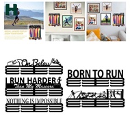Homyl Medals Display Hanger Holder Race Runner Wall Mounted Running Medals Storage