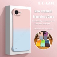 Gradient Frameless Hard Plastic Case Compatible For iPhone 16e Thin Colorful Phone Casing Camera Cov