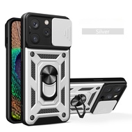 For infinix Hot 40i 40 i Pro Camera Lens Slide Casing For infinix Hot40i Shockproof Phone Case Bumpe