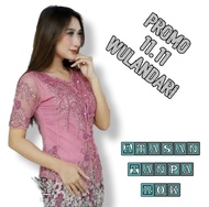 Hanya atasan Kebaya Bordir Wulandari tanpa rok baju kebaya kebaya moderen 2022 kebaya kondangan baju