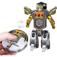 Transformable Spinning Fidget Robot Toy for Kids Stress Relief Fun Party Favor Novelty Gift Cool Def