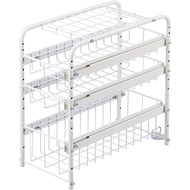 【Direct from Japan】Shimomura 40454 Under the Sink Kitchen Rack, 7.9 inches (20 cm), Made in Japan, S
