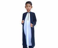 Jubah habib luar dalam satu set baju muslim terbaru gamis anak laki laki model 2 in 1