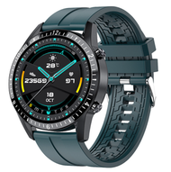 全城熱賣 - i9心率血壓血氧遙控拍照游泳級藍牙通話商務通話智慧手錶（TPU-綠）