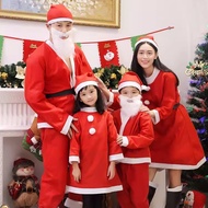 Santa Suit Christmas Santa Claus Costume for Men Women Adult Costume Santa 6pc. Outfit