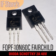 FQPF10N60C 10N60 Power MOSFET N-Channel QFET 600 V 9.5A730 mΩ