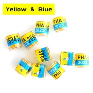 10/20/50Pcs Pigeon ring 2023 Club ring Oval PHA Clip ring for dove singsing ng kalapati Pigeon acces