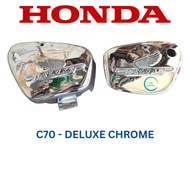 BATTERY COVER SET CHROME BATTERY SIDE COVER SET CHROME HONDA CUB C70 HONDA CUB C 70
