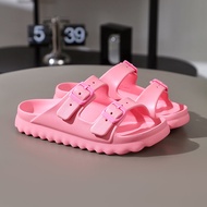 ลำลอง ผู้หญิง EVA กันลื่น ทนต่อการสึกหรอ ฤดูร้อน กลางแจ้ง น้ำหนักเบา รองเท้าแตะคู่ รองรับส่วนโค้ง รอ