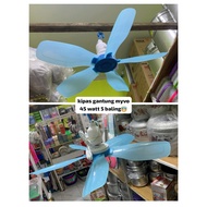 MYVO 45 watt hanging fan with 5 fan blades