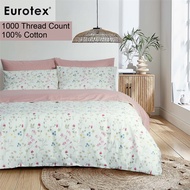 Eurotex, 1000 Thread Count 100% Cotton, Fitted Bedsheet Set / Bedset - Loft Living Reiko