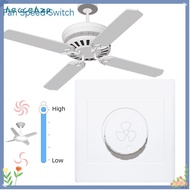 HECCEHZP Speed Control Switch 86*86mm Light/Lamp Stepless Speed Regulation Rotary Switches