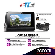 70mai A800s A800SE 4K UHD Car Recorder Dash Cam Support RC06 Rear Camera Built-In GPS and ADAS with 
