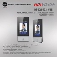 Hikvision DS-KV9503-WBE1 Metal Vandal-resistant Facial Recognition IP Villa Door Station Door Access