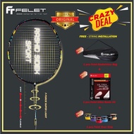 Felet F-Force Racquet Badminton Racket Badminton Racket Raket Badminton 7u 70gram Super light