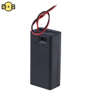 [DB] 9V Volt PP3 battery holder box dc case w/ wire lead on/off switch cover
 TH