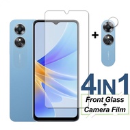 4-In-1 OPPO A5X A5i A5 Pro A78 A58 A98 A60 A17 A17K A95 A74 4G 5G Screen Protector Protective Phone 