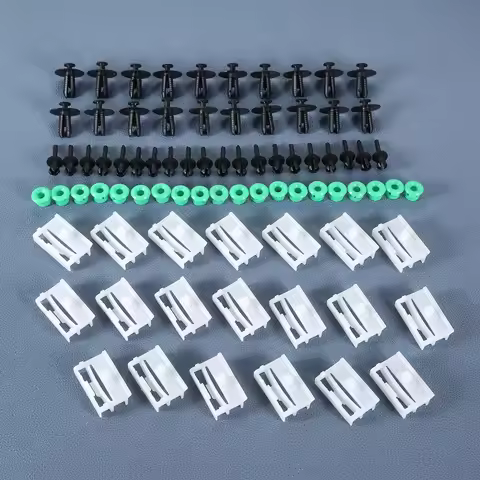 80Pcs Car Clips for BMW E36 316i 318i 318tds 323i 325tds M3 Side Sill Skirts Moulding Grommet Clip F